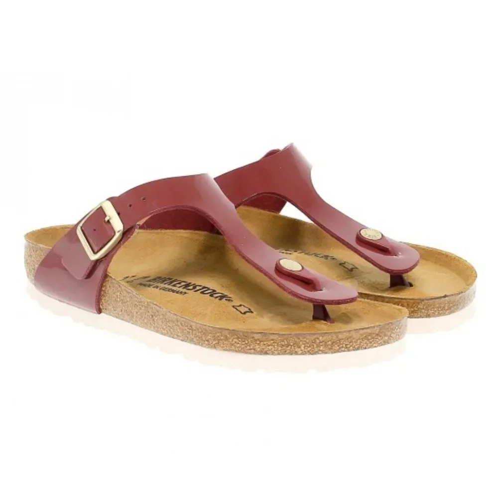 BIRKENSTOCK GIZEH SANDAL WASHED METALLIC